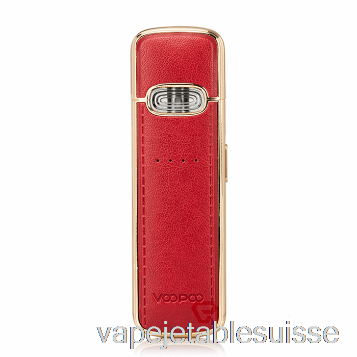 Vape Suisse Voopoo Vmate E Pod Système Rouge Incrusté D'or